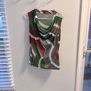 Women’s, Cowl neck, Sleeveless, Top.